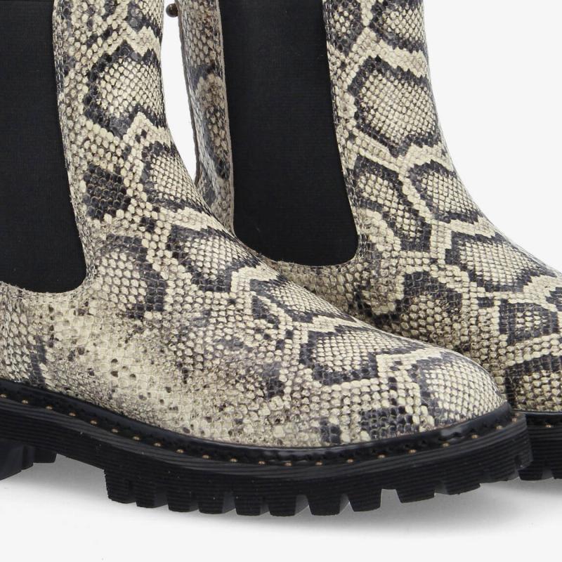MYSEN CHELSEA W - PRINT PYTHON - BEIGE